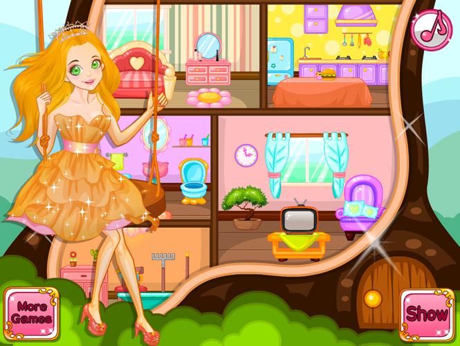Princess Doll House Decoration应用截图第1张