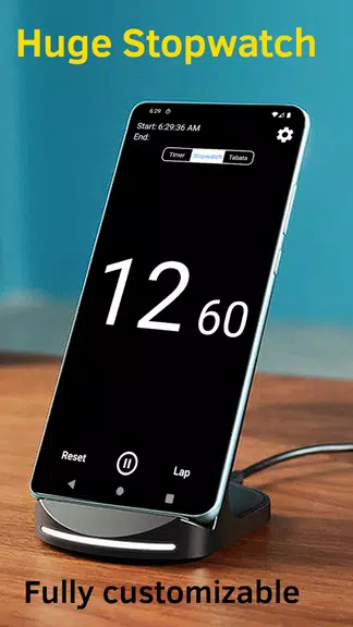 タイマー、ストップウォッチ、タバタ スクリーンショット 4