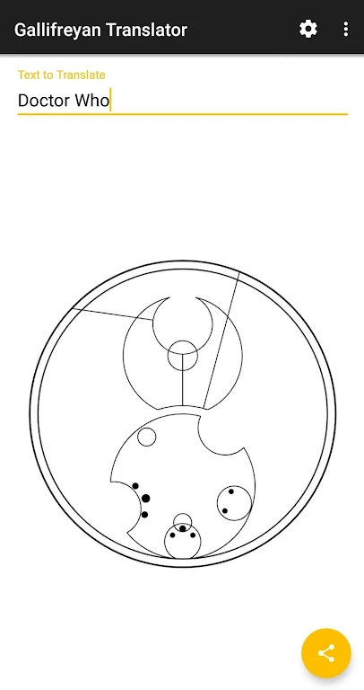 Gallifreyan Translator Screenshot 1