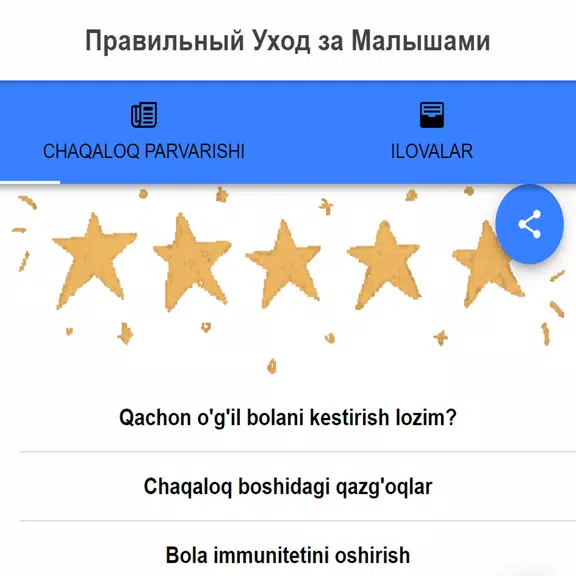 Chaqaloqlar Sog’lom Parvarishi Captura de tela 1