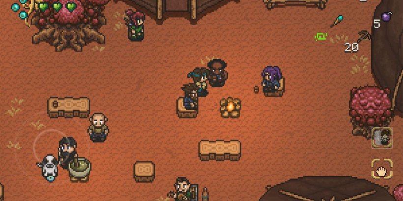 Airoheart menetapkan anda dalam usaha yang diilhamkan oleh retro untuk menyelamatkan dunia pixel-art, sekarang di telefon bimbit
